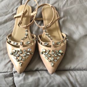 Blush embelished shoes ASOS